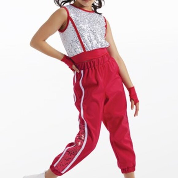 Weissman Showtime Work Up 15486 Two Piece Hip Hop Costume (Top and Pants)